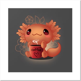 Axolotl coffee Posters and Art